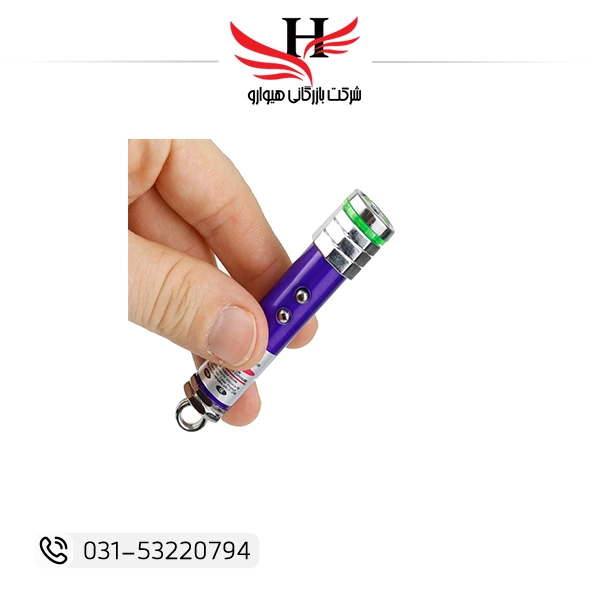 لیزر دسته‌کلیدی کوچک و سبک با نور قوی مناسب استفاده روزمره، هدیه و خرید عمده از هیوارو